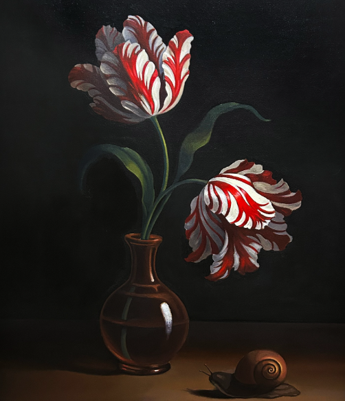 Daniel zuberi Classical Oil Painting
דניאל צוברי אמן דומם