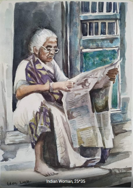 I'm Eden Luria — painter, illustrator & designer