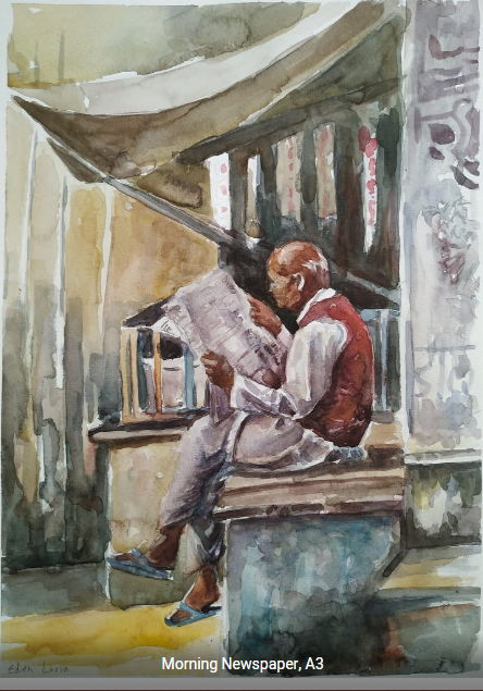 I'm Eden Luria — painter, illustrator & designer