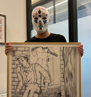 עידו פוג הוא שמו האנונימי של אמן צעיר יחסית בזירת האמנות, אך כזה שנוכחותו מורגשת היטב על הדף. את דרכו בעולם הציור החל בשנת 2021,